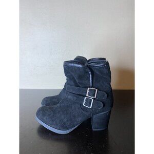 Style & Co GIGII Womens Black Bootie Heel Size 6M